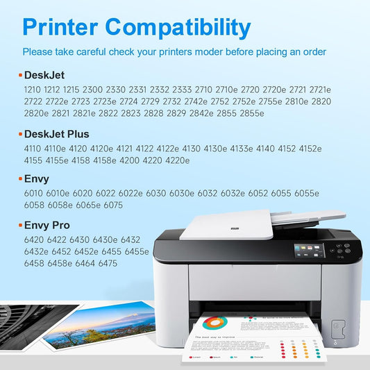 305XL Ink Cartridges Black and Colour Replacement for HP 305 Ink Cartridge, Printer Ink 305 Compatible with HP Envy 6000 6020e 6032e, DeskJet 2700 2700e 2710e 2722e 2800e 2810e 2820e (2 Pack)