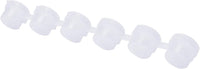 MOUYAT 200 Strips 1200 Pots Empty Paint Pots with Lids â Clear