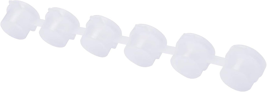 MOUYAT 200 Strips 1200 Pots Empty Paint Pots with Lids â Clear