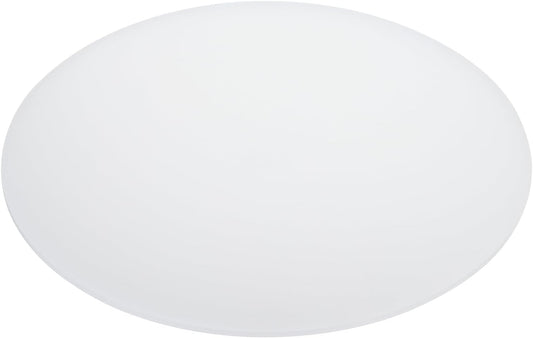 PATIKIL 15" Diameter Lampshade Diffuser, 2.7mm Thick Round Diffuser Sheet for Drum Lampshades, Pendants Light, DIY Light Shield, Translucent White
