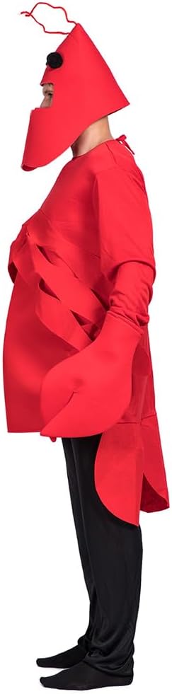 EraSpooky Adult Red Lobster Crab Mens Ladies Fancy Dress Costume One Size Animal