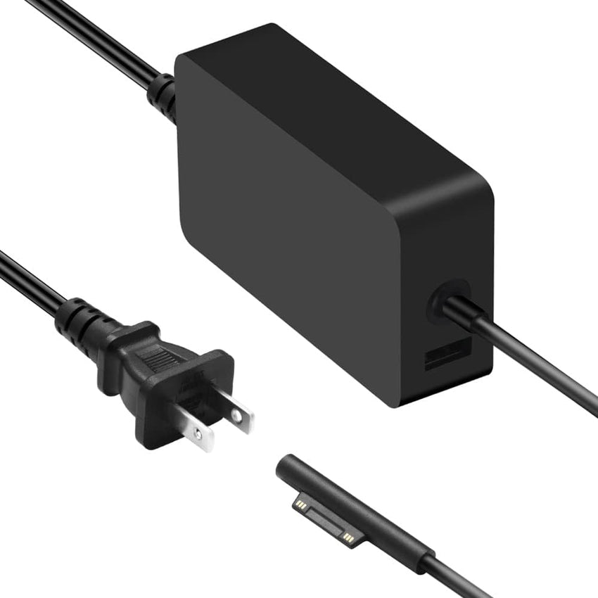 65W Surface Pro Charger Compatible with Microsoft Surface Pro 10 9 8 7 7 Plus 6 5 4 3 X Surface Laptop 7 6 5 4 3 2 1 Surface Book 3 2 1 Surface Go Tablet Windows Power Adapter Cord