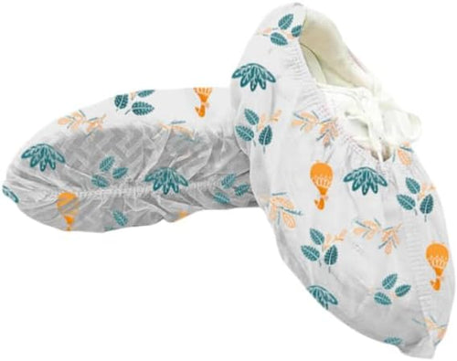 Disposable Shoe Covers 40 Pack Non-Woven for House Cleaning Ã¢ÂÂ Colourful Fits All Sizes