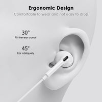 2 Pack Lightning Headphones Apple MFi Certified Wired Earphones iPhone Headphones In-Ear Earbuds Noise Isolating Built-in Microphone & Volume Control Compatible with iPhone 14/13/SE/12/11/XR/8/7/XS