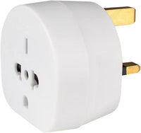 Mercury;Universal World to UK Travel Adaptor;13A Fused Plug Converter EU, USA, Australia, China, New Zealand & More;Socket Adapter for Electric Razor, Toothbrush, Chargers, Shavers & Appliances