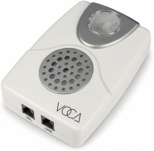 VOCA Telephone Ringer Amplifier, Boost up to 105db with LED Light Notification for Landline Phones, Wall Mountable, Ideal for Noisy and Hearing-Impaired Environments