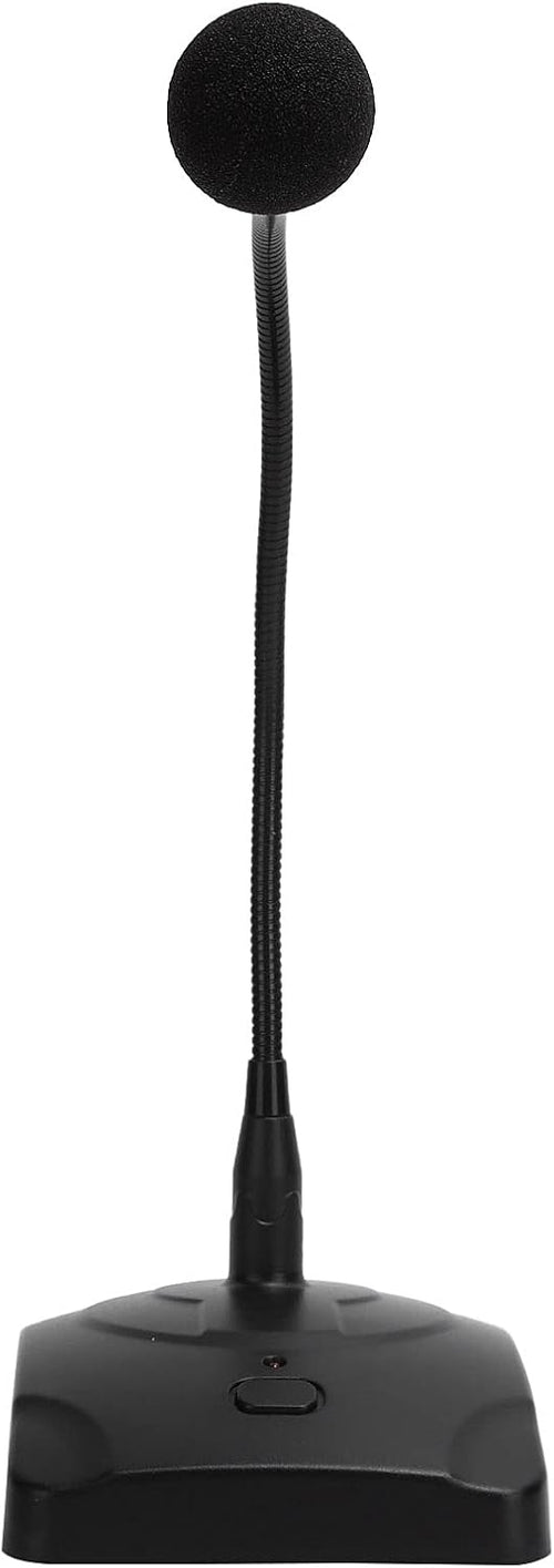 Gooseneck Conference Microphone Desktop Capacitive Push to Talk with 5m XLR Cable Wired