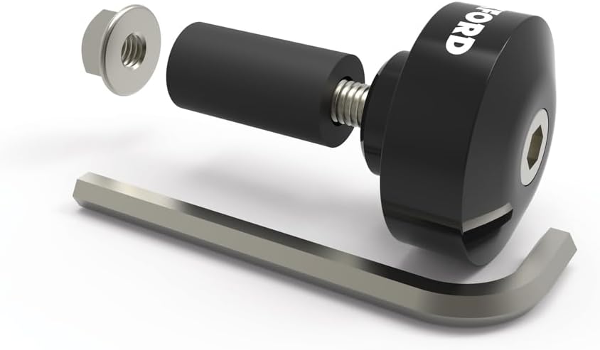 Oxford Motorcycle Bar Ends Aluminium â Black