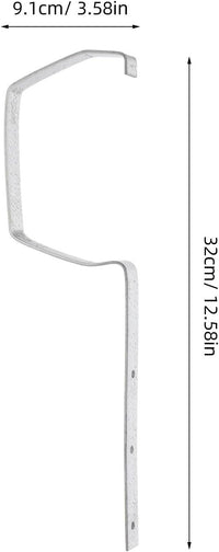 Gutter Bracket 2-Pack Metal Holders for Downspout Extension