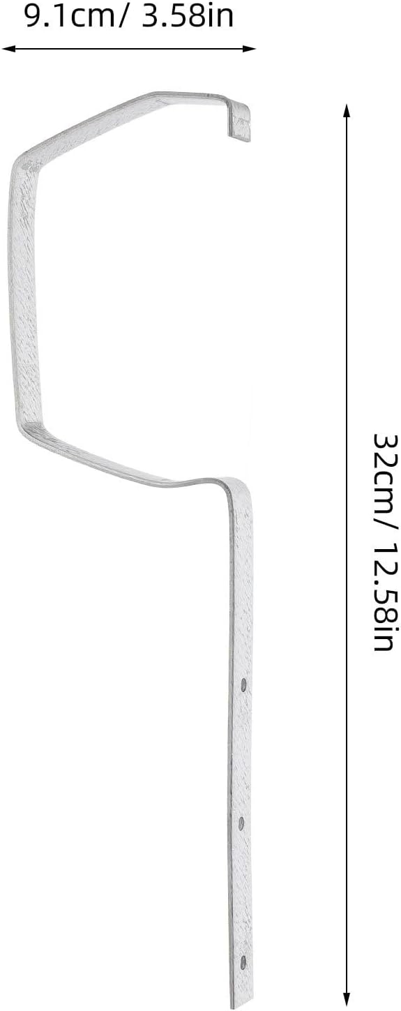 Gutter Bracket 2-Pack Metal Holders for Downspout Extension