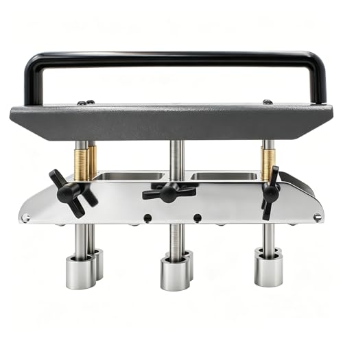 Sheet Metal Bender, 3 Station Edge Roller Bender, Roofing Sheet Metal Bending Tool for 0-90 Degree Angle 130Mm Bending Metal Roofing for Metal Roofing