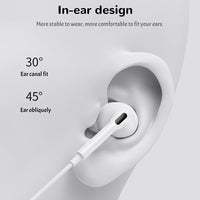 Epigram Earphones for iPhone,Headphones,In-Ear Stereo Noise Isolating Earbuds, Mic and Volume Control Compatible with iPhone 7/7 Plus/8/8 Plus/XS/XR/X/SE/11 Pro/11 Pro Max/12/12 Pro/13/13 Pro