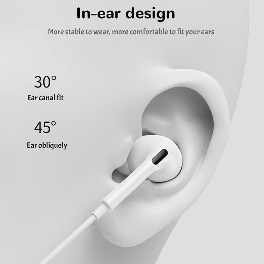 Epigram Earphones for iPhone,Headphones,In-Ear Stereo Noise Isolating Earbuds, Mic and Volume Control Compatible with iPhone 7/7 Plus/8/8 Plus/XS/XR/X/SE/11 Pro/11 Pro Max/12/12 Pro/13/13 Pro