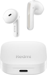 XIAOMI Redmi Buds 6 Active Wireles Earbuds (Global Version) WHITE, Bluetooth 5.4 in-Ear Headphones, 30H Long Battery Life,Noise Cancellation for Calls, 5 Tuning Modes, IPX4 Waterproof - (White)