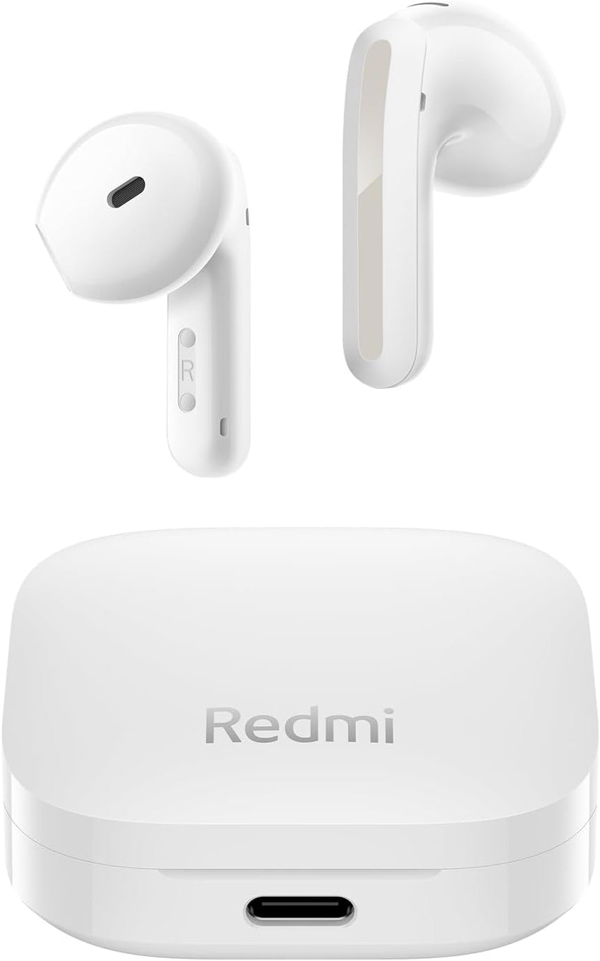 XIAOMI Redmi Buds 6 Active Wireles Earbuds (Global Version) WHITE, Bluetooth 5.4 in-Ear Headphones, 30H Long Battery Life,Noise Cancellation for Calls, 5 Tuning Modes, IPX4 Waterproof - (White)