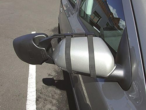 Universal Caravan Towing Mirrors Convex Extension with Rain Deflector Pair