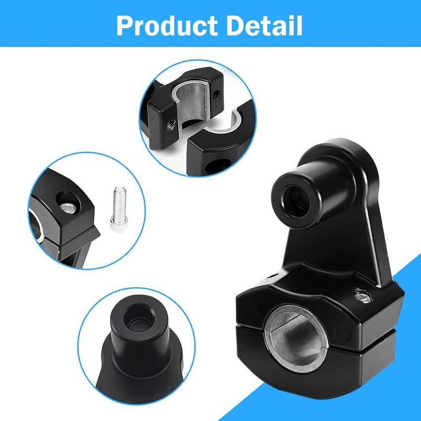 Motorcycle Handlebar Risers MASO Universal Handlebars Risers Fit For 7/8" 22mm / 11/8" 28mm Aluminium Alloy Durable Bars Clamp