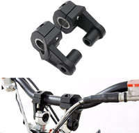 Motorcycle Handlebar Risers MASO Universal Handlebars Risers Fit For 7/8" 22mm / 11/8" 28mm Aluminium Alloy Durable Bars Clamp