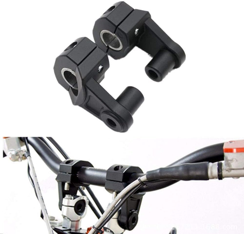 Motorcycle Handlebar Risers MASO Universal Handlebars Risers Fit For 7/8" 22mm / 11/8" 28mm Aluminium Alloy Durable Bars Clamp