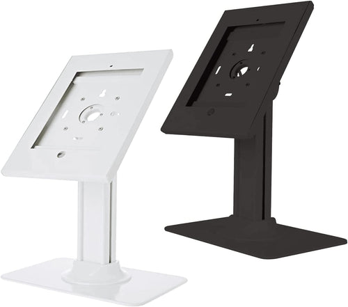 PRO SIGNAL PSG91238 Anti Theft Secure Kiosk Stand Counter Table Top Desk Holder Mount for iPad 2/3/4 and Air 1/2, Black