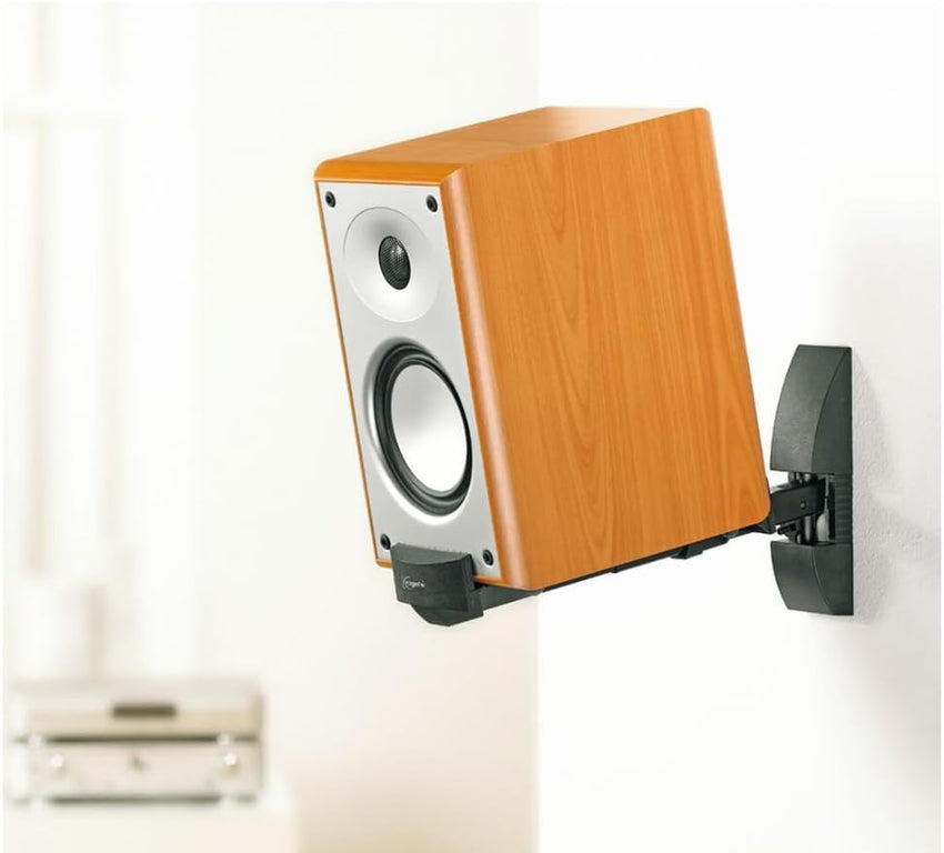 Vogel's VLB 200 Universal speaker wall bracket, Swivels up to 90o (left/right), Tiltable up to 15o, Max. 44 lbs (20 kg), Black, 2 brackets