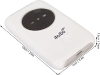 5G Router with SIM Slot Unlocked, 4G LTE Mobile WiFi Router Portable Travel Mi-Fi Hotspot 5G & 4G MiFi Device, Connection with Up to 10 Devices 300Mbps