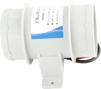 Aramox Bilge Blower Fan, 3 Inch 12V 2.9A Silent Inline Blower Inline Marine Bilge Air Blower for Yachts Boats Air Circulation