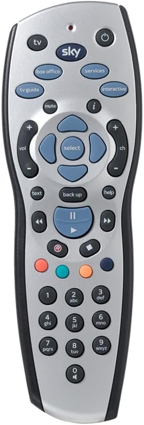 Original Sky+ HD remote - Duracell Batteries Included - Official Sky Branded Retail Packaging - SKY120,silver
