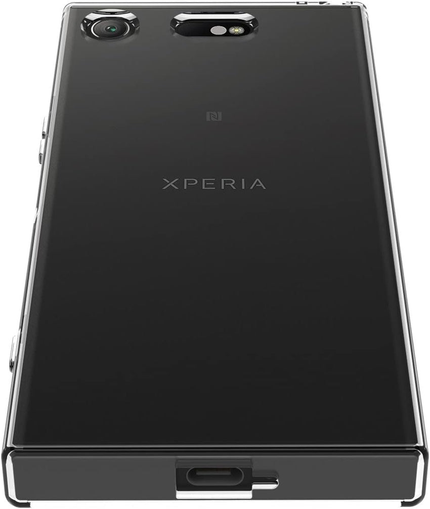 MaiJin Case for Sony Xperia XZ1 Compact (4.6 inch) Soft TPU Rubber Gel Bumper Transparent Back Cover