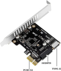 PCI-E to USB3.0 Type-E Front Panel Internal Expansion Card 5G PCI Express X4 X8 X16 to USB3 19P Type C Front Adapter pcie type c adapter