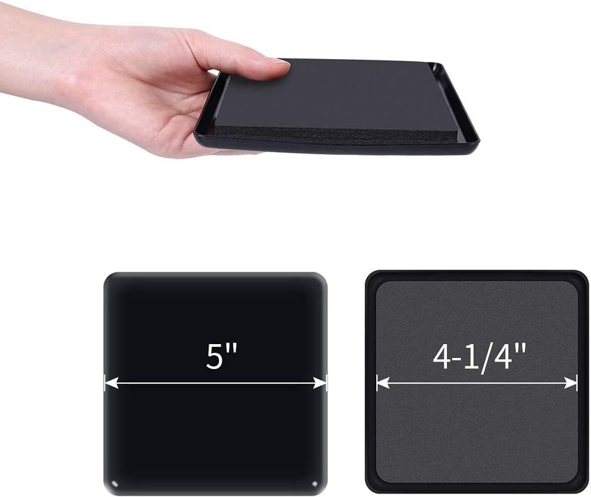 Reusable Furniture Sliders for Carpet â 5 Inch Square Movers