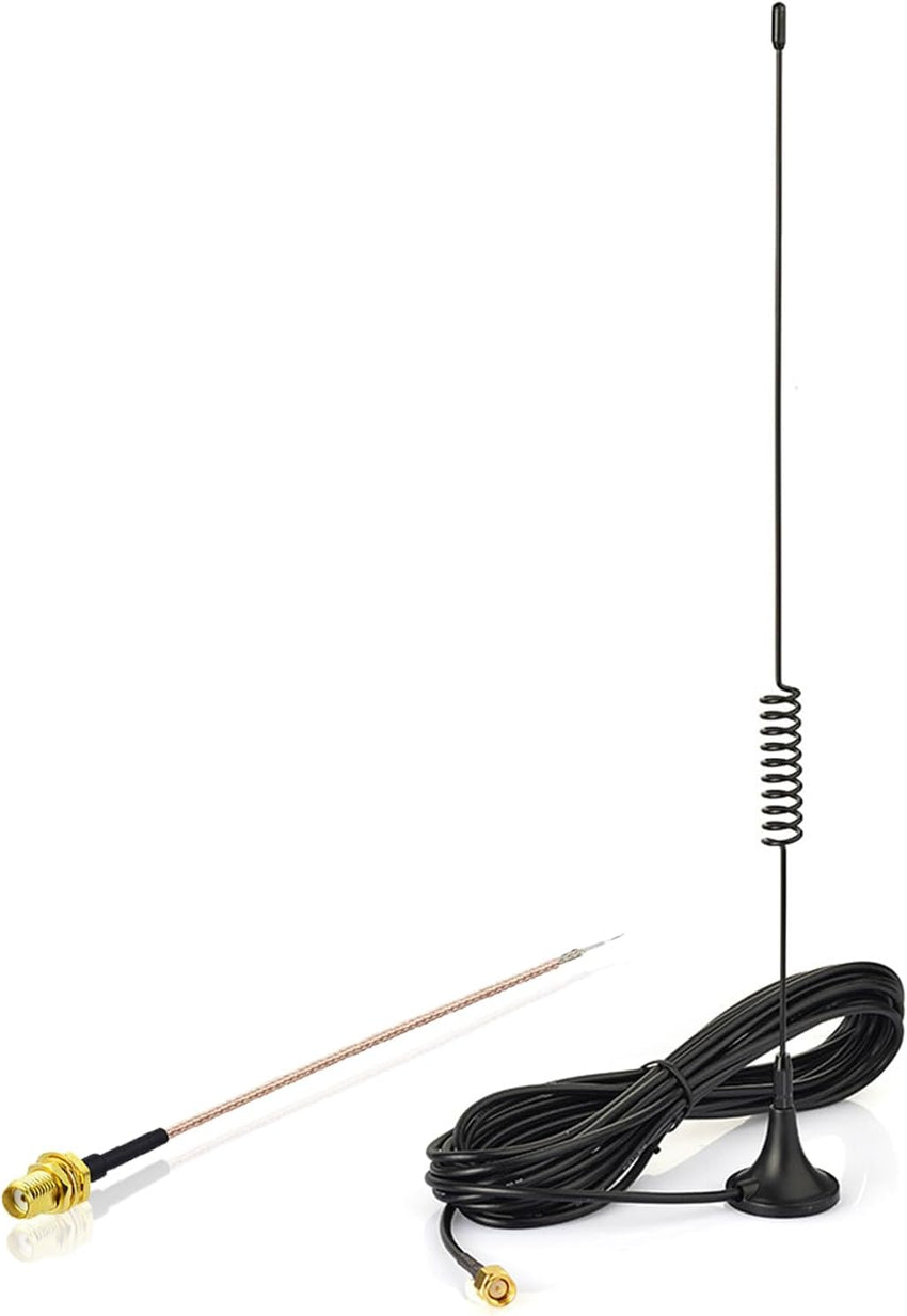 Bingfu 868 Mhz LoRa Antenna 5dBi SMA Male Antenna with Magnetic Base 2M RG174 Cable Compatible with Arduino SIM868 GSM GPRS GPS Module Homematic CCU3 CCU2 CCU1 Radio Module LoRa Module
