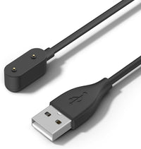 1M Charging Cable for Huawei Watch Charger Fit 1/2, Huawei Band 9/8/7/6/6 Pro, Honor Charger Band 9/7/6/Watch ES/4X/4 Pro Magnetic Wireless USB Fast Charging Cord Black