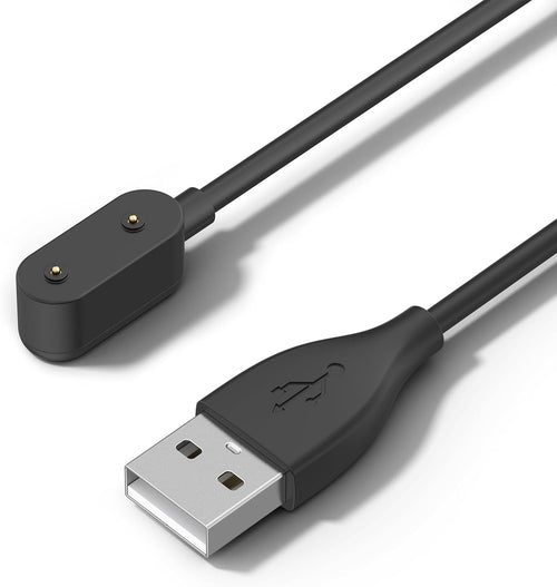 1M Charging Cable for Huawei Watch Charger Fit 1/2, Huawei Band 9/8/7/6/6 Pro, Honor Charger Band 9/7/6/Watch ES/4X/4 Pro Magnetic Wireless USB Fast Charging Cord Black