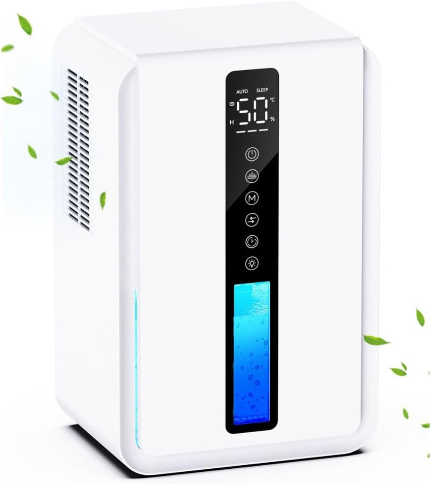Dehumidifier 2.5L Sleep & Auto Humidity 3 Speeds Timer Drying Clothes