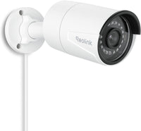Reolink 5MP PoE CCTV Camera with Human/Vehicle Detection, IR Night Vision, IP67 Waterproof Time Lapse Audio Recording, RLC-510A