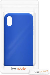 kwmobile Case Compatible with Apple iPhone X Case - TPU Silicone Phone Cover with Soft Finish - Baltic Blue