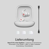 Beats Fit Pro (1st Gen) - True Wireless Noise Cancelling Earbuds - Active Noise Cancelling - Sweat Resistant Earphones, Compatible with Apple & Android, Class 1 Bluetooth(R) - White