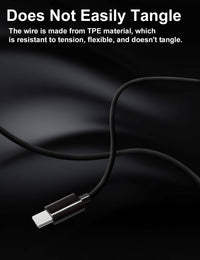 MAS CARNEY USB C Earbuds Wired TH9,Type-C Headphone with Mic,USBC Earphones Compatible with iPhone 15 16 iPad, Samsung Galaxy S25 S24 A53,Google Pixel,Xiaomi Redmi,Huawei Honor,OPPO,Vivo,Pack of 2