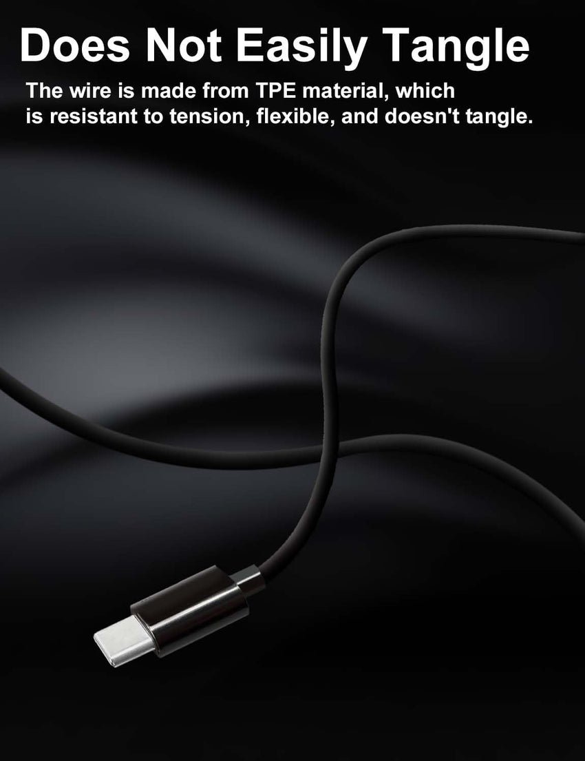 MAS CARNEY USB C Earbuds Wired TH9,Type-C Headphone with Mic,USBC Earphones Compatible with iPhone 15 16 iPad, Samsung Galaxy S25 S24 A53,Google Pixel,Xiaomi Redmi,Huawei Honor,OPPO,Vivo,Pack of 2