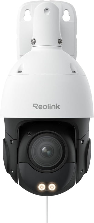 Reolink Smart 4K/8MP UHD PTZ Dome Security Camera with Cutting-Edge 16X 3D Optical Zoom, Spotlights Color Night Vision, Person/Vehicle/Animal Detection, Two-Way Audio, 24/7 Recording, RLC-823S2