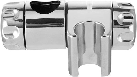 1PC Shower Head Holder Bathroom Adjustable Chrome Slider Handheld Shower Head Bracket Fasteners to Fit 25mm Riser Rail
