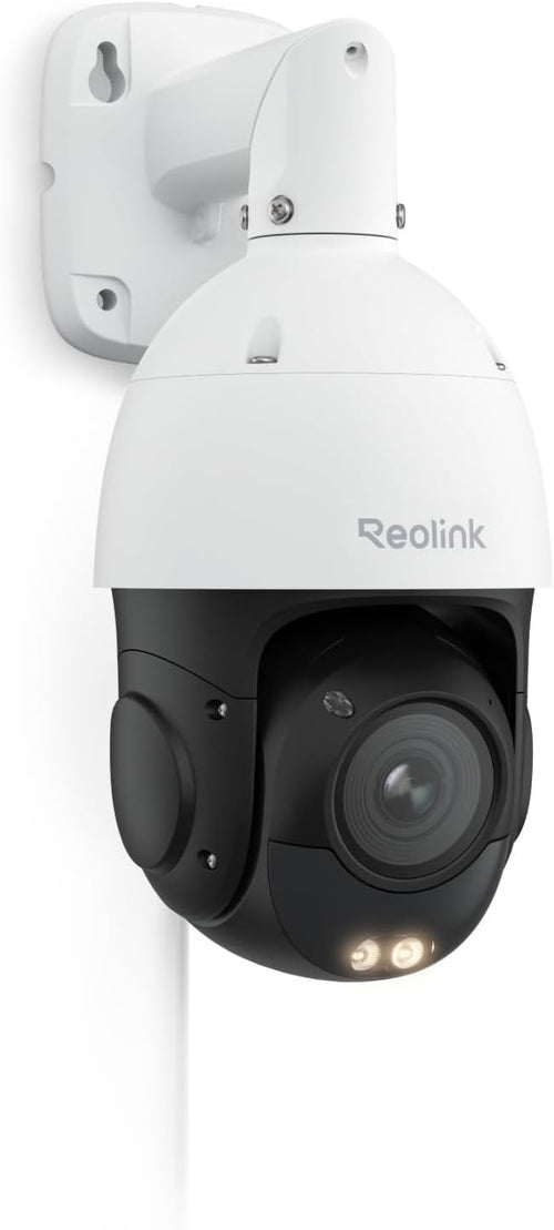 Reolink 4K PTZ PoE Home Security Camera Outdoor with Spotlights, Person/Vehicle/Pet Detection, 5X Optical Zoom, 360^0 Pan 90^0 Tilt Color Night Vision, Auto Tracking, Two-Way Audio (823S1 3D Zoom)