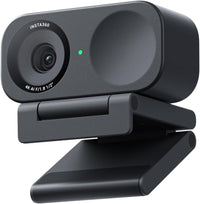 Insta360 Link 2C Standard Bundle Graphite Black - 4K Webcam for PC/Mac, 1/2" Sensor, Auto Framing, HDR, AI Noise-Canceling Mic, Gesture Control for Streaming