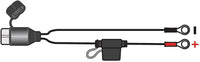 Wing Mirrors World Universal Fit Oxford Motorcycle Fused Battery Charger Lead Oximiser & Maximiser
