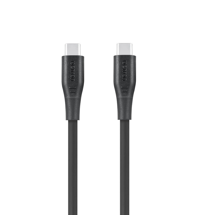 Betron High-Speed USB Charging Cable Type C to USB Type C - Compatible with Samsung Galaxy S23, iPhone 15, Google Pixel 6, and More (2M)
