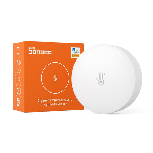 SONOFF Zigbee Temperature & Humidity Sensor SNZB-02P Comfort Alarm Compatible with Alexa/Google Home/HA/IFTTT White SNZB-02P