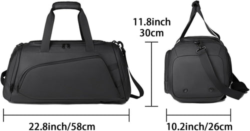 Large Gym Bag Water Resistant Duffle Backpack 45L