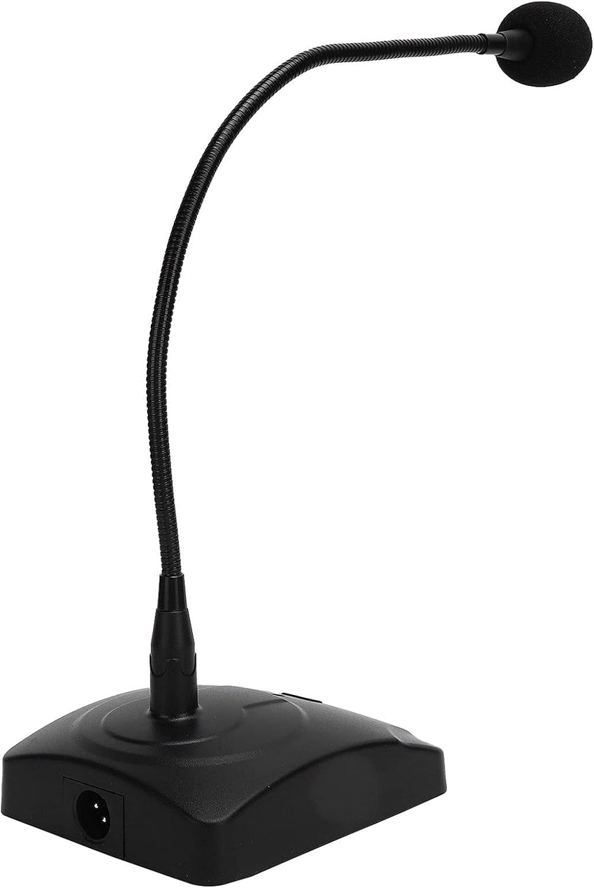Gooseneck Conference Microphone Desktop Capacitive Push to Talk with 5m XLR Cable Wired