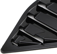 Rear Side Window Louvers Racing-Style ABS Quarter Panel Air Vents â Glossy Black Ford Focus MK3 (2012â2018)